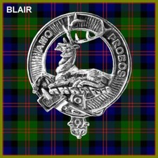 Blair Scottish Clan Badge, Pewter