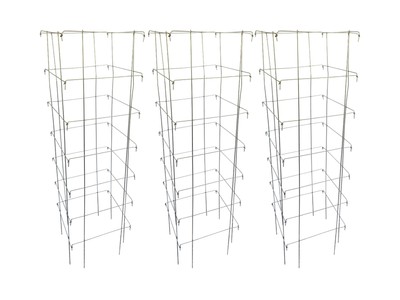 Happy Trees Large Heavy Duty Tomato Cages - Support Trellis for Climbing Vege...