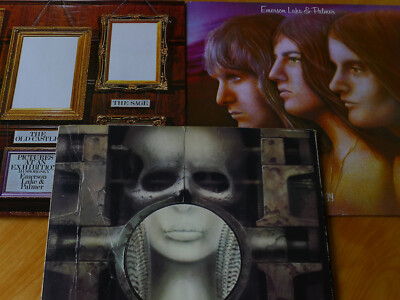 Emerson, Lake & Palmer - Pictures..., Trilogy, Brain Salad Surgery, Vinyl, vg-m-