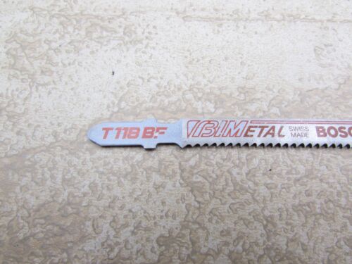 5 PACK Bosch T118BF HSS Jigsaw Blades Metal / Wood Cutting 24 TPI 3" Long - Picture 4 of 5