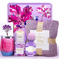 Mothers Day Gifts, 8 Piece Birthday Gifts for Women, Get Well Self Care Gift wit