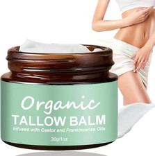 Organic Beef Tallow Moisturizer for Skin,Beef Tallow with Frankincense Oil & Cas