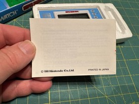 1988 Nintendo Super Mario Bros. Game & Watch YM-105 CIB IOB Complete Box works