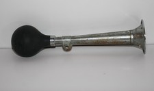CHROME STR BUGLE TRUMPET BICYCLE HORN VINTAGE SCHWINN CRUISER BIKE