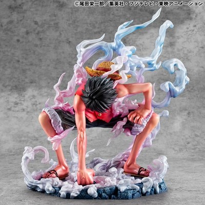Ein Stück P.O.P PVC Statue Monkey D. Luffy Gear 2 Limited Edition 19 cm Megahous