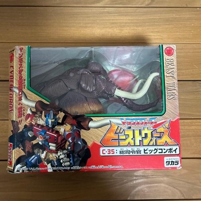 Takara Beast Wars C-35 Big Convoy Transformer Figur Japan Authentic Rare mit Box