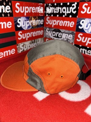 Supreme Contrast Panel Camp Cap Orange FW18 NEW WITH TAGS | eBay