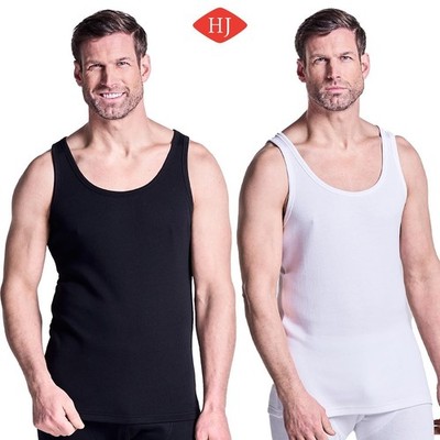 HJ Hall Thermische Weste Herren Baumwollreich Warm Ärmelloses Top Unterwäsche (2