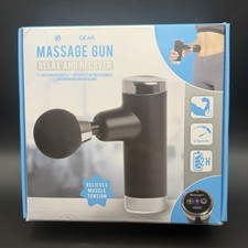 Silvergear Relax and Recover Massage Gun Percussion, 6 Heads, USB Rechargeable