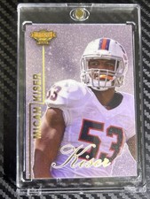 2018 TCSP Precious Metal Football Micah Kiser (RC) 1/1 #MR42 Virginia Cavaliers