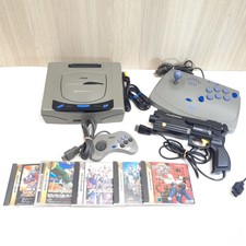 Sega Saturn Console with Virtua Gun, Virtua Stick, 2 controllers & 5 games VG904
