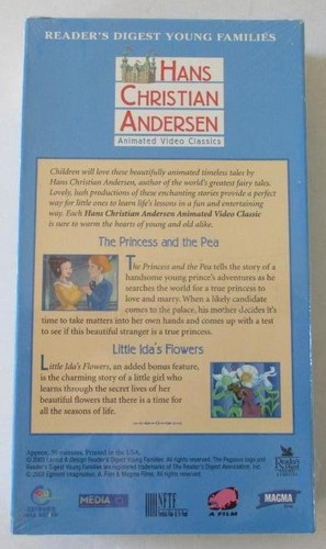 Hans Christian Andersen; The Princess and The Pea (2003 VHS Tape) Readers Digest - Picture 2 of 3