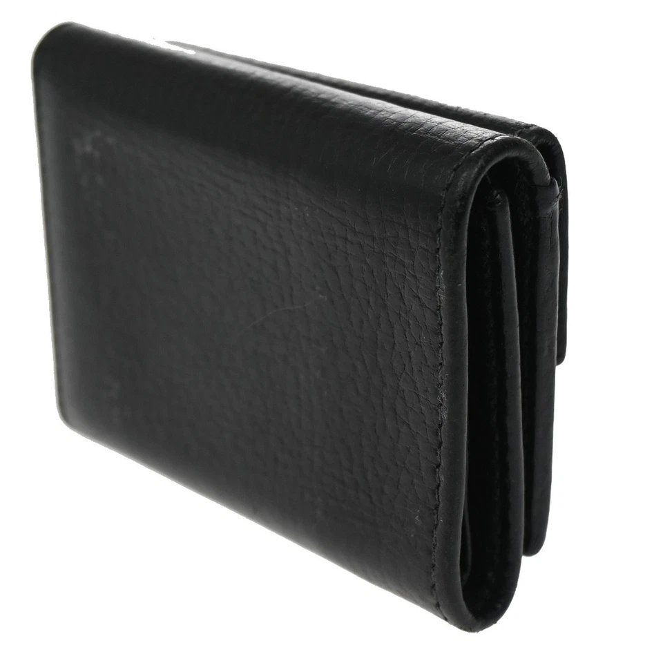 Mini Cartera GUCCI GG Logo Marmont Triple Cuero Negra 523277 67MA033 Foto 4 de 4