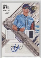2022 Panini Diamond Kings DK Material Signatures Gold 66/99 Josh Lowe Auto 0ir7