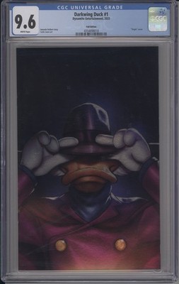DARKWING DUCK #1 - CGC 9.6 - JAY Z THE BLACK ALBUM HOMAGE VIRGIN FOIL VARIANT