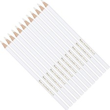 12 PCS Sewing Marking Pencils Water Soluble Tailor's Chalk for Fabric Clothin...