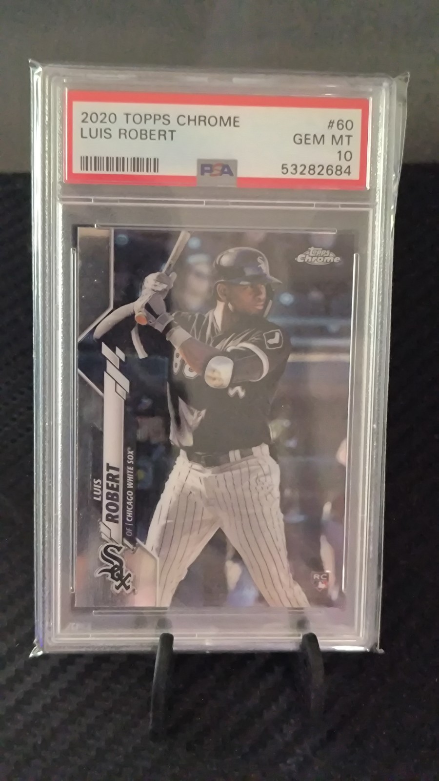 2020 Luis Robert Topps Chrome #60 Rookie RC - PSA 10 - Chicago White Sox