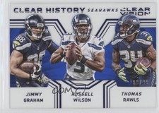 2016 Panini Clear Vision History Blue 88/99 Thomas Rawls Jimmy Graham #12 4r2