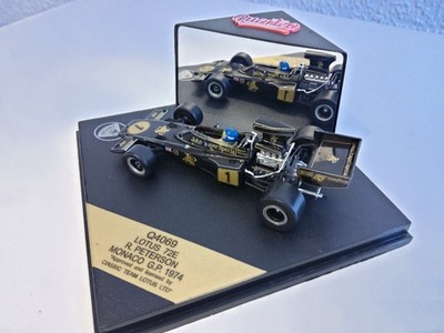 Q4069 Lotus 72E R. Peterson Monaco GP 1974 1:43 Quartzo mit Zertifikat