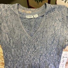 Vintage blue lace dress