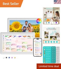 15.6" Digital Calendar Frame   Interactive Touchscreen Eletronic Calendars, S...