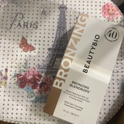 BEAUTYBIO : Bronzing Blendrops SPF 40 Priming Drops - 1 fl. oz.    NEW IN BOX