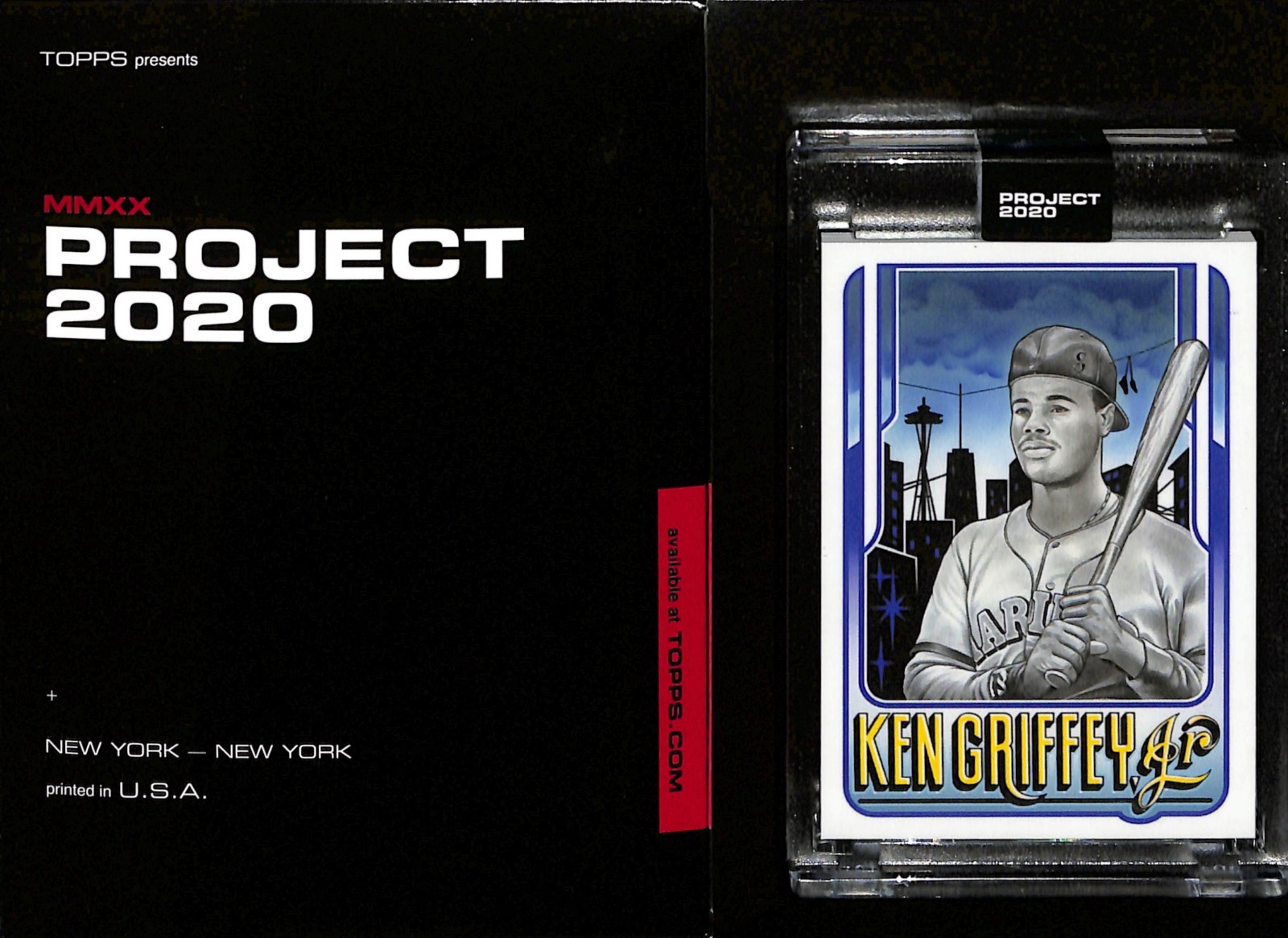 2020 TOPPS PROJECT 2020 #177 KEN GRIFFEY JR. - SEATTLE MARINERS - MISTER CARTOON