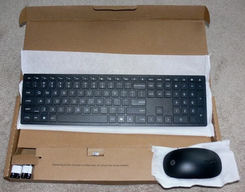 HP 710 Wireless Keyboard Mouse Combo Black NEW