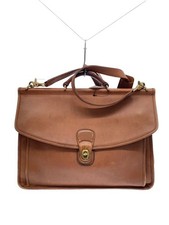 COACH Old Coach Overall Damage Briefcase Leather BRW 5266