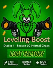 Diablo 4 Season 10 Leveling Boost - 1-60 + Pa...