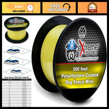 500ft 20 Gauge Electric Dog Fence Wire - In-Ground Boundary Wire for Pet Contain
