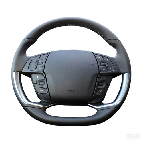 DIY Hand-sewn Car Steering Wheel Cover For Citroen Grand C4 Picasso Space Tourer - Picture 5 of 10