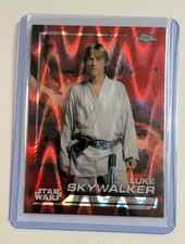 Topps Chrome Star Wars 2024 104 Luke Skywalker Red Raywave Blaster A New Hope