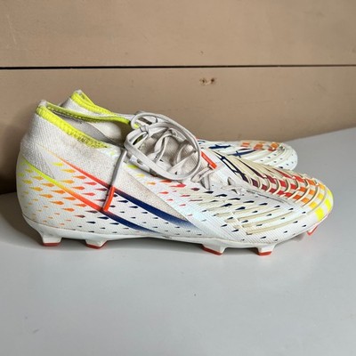 Adidas Predator Edge FG Soccer Cleats White Multicolor Men s US 10 GW1007
