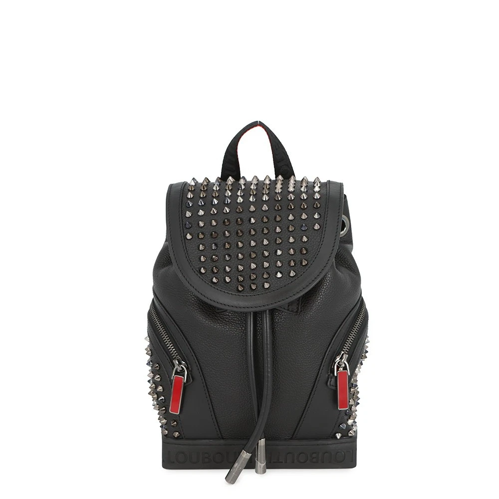 Christian Louboutin — Christian Louboutin Explorer Funk Studded Backpack Size Small Leather Black ...