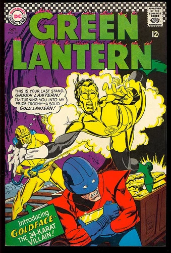 Green Lantern #48 Very Nice Silver Age Superhero Vintage DC Comic 1966 FN+