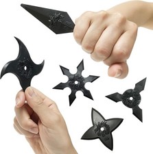 Ninja Weapon Set 5pcs Rubber Kunai & Shuriken Cosplay Toy Safe Japan...