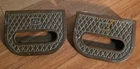 2 Vintage Wilcox Crittenden Bronze Brass Single Step Hand Hold pair