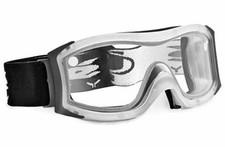 bolle Duo Safety Goggles, Frosted Frame, Clear Dual-Pane, Anti-Fog Lens - NEW