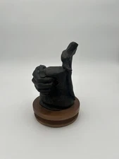 2003 “Potter’s Hands” 8” Tall Bronze Sculpture With Base HTF