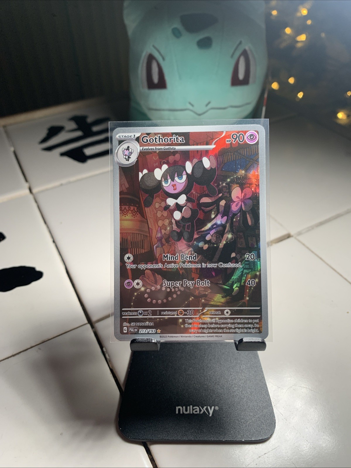 2023 Pokémon PAL EN Illustration Rare Full Art Gothorita Paldea Evolved 213/193