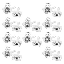 50 Sets Battery Spring Contact Plates: AAA Battery Negative to Positive