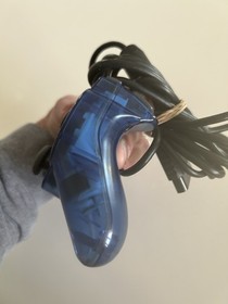 Sony PlayStation 2 PS2 Ocean Blue Clear Controller DualShock OEM SCPH-10010