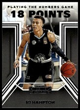 2020 Panini Contenders Draft Picks #13 RJ Hampton Playing the Numbers Game