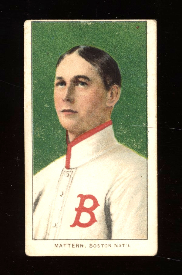 1909-11 T206 - Al Mattern Piedmont 350 Back RC GOOD++