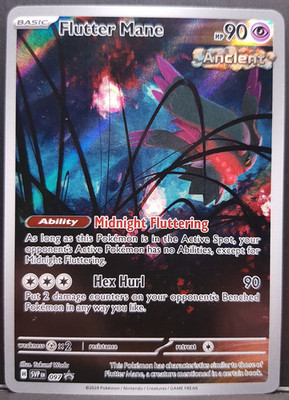 Flutter Mane SVP097 Temporal Forces Illustration Art Promo Pokémon Pokemon Card