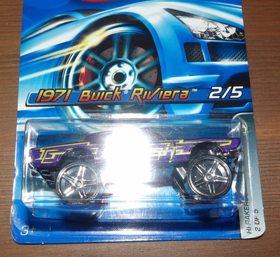 2006 Hot Wheels Hi-Rakers - 1971 Buick Riviera - Metallic Purple