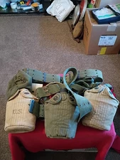 WWI WW2 US Field Gear Lot  Belts canteens And Miscellaneous Large Military Lot 