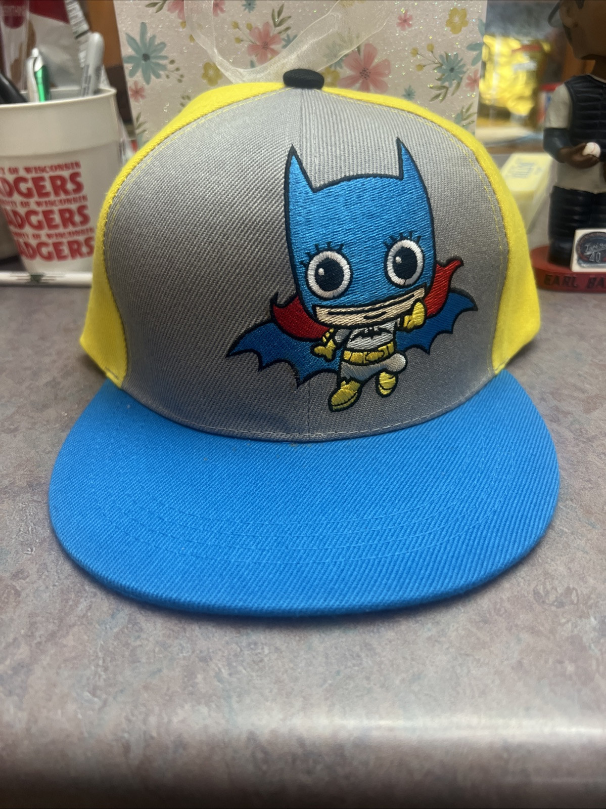Batgirl Pop Icon Snapback Cap Six Flags Cotton Adult Size