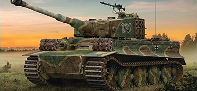 Ryefield Models 1/35 German Tiger 1 E-Type Late Model, Full Interior, Plastic Mo
